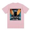 Today I Will Eat Two Corndogs Graphic T-Shirt Skeleton Meme Men's Vintage Gothic Short Sleeve T-shirts Cotton T Shirts