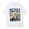 Limited Renee Rapp Tour Graphic T Shirts Women Retro High Quality Fashion Tshirt 100 Cotton Oversized Tees Streetwear Tops