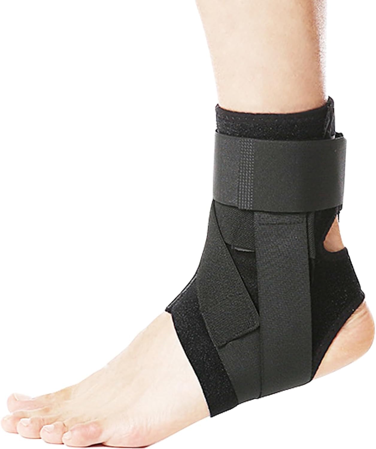 

Bodykoo Ankle Sports Sprain Ankle Easy to Put On and Take Velcro Taping for and Other Unisex Size Support, Prevention, Protection, Stabilization,