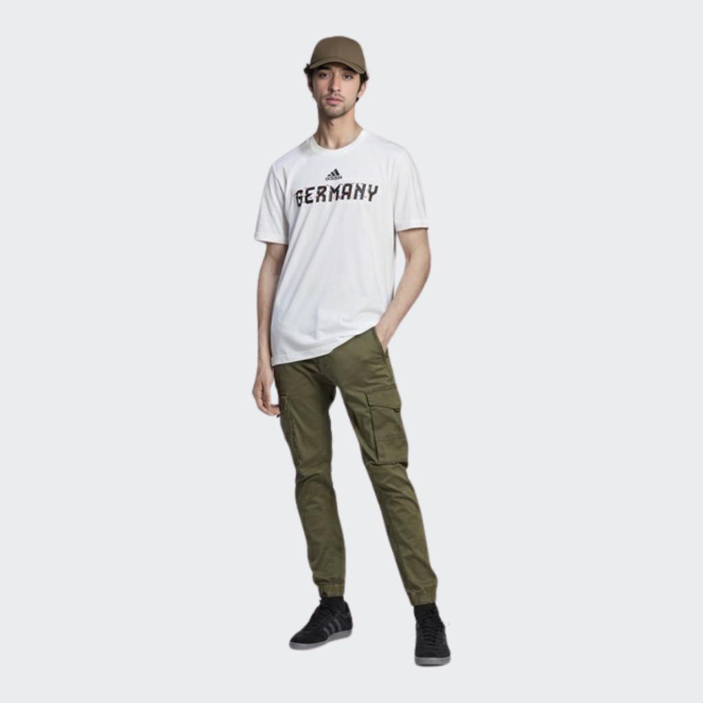 adidas Round Neck Pullover With Letter Logo Print Football Shirt Men Tops HD6376