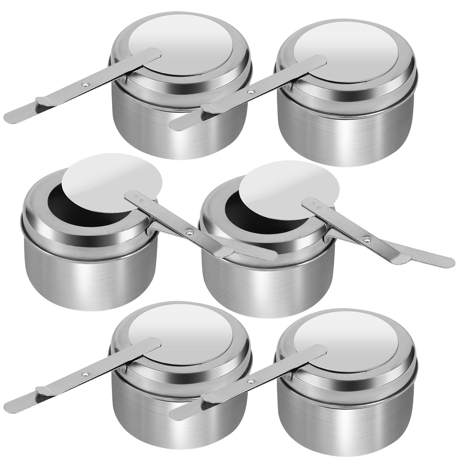 

6pcs Outdoor alcohol stove core buffet heater indoor cooking small hotpot and tea portable solid-state liquid alcohol stove