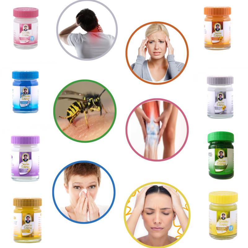 

Тайские бальзамы Wang Prom Herbal 50 г для ароматерапии, снятия боли и релаксации – выберите лучший вариант для вас!!