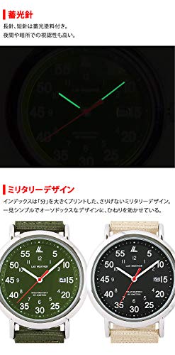 Radweather Men's Battery-Free Solar Military Watch (01. Black X Black)