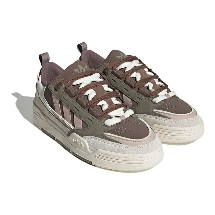 Adidas Originály Adi2000 Ležérní Protiskluzové Odolné Nízké Skate Boty Unisex Tenisky Hnědá Bílá IG3012