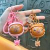 Dog Capybara Shape Face Changing Pendant 4 Facial Cartoon Doll Keychain  Birthday Gifts
