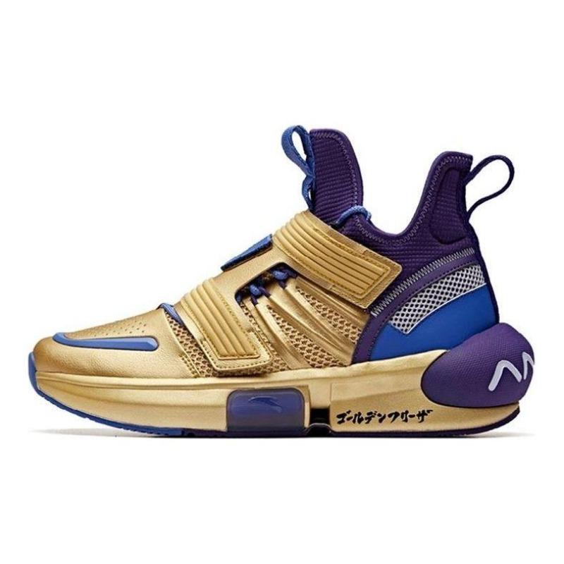 Anta Dragon Ball Super X Frieza Chaussures de Basketball Homme Baskets Or 11941602-3