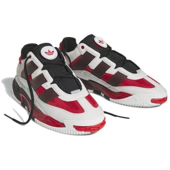 Adidas Niteball Low Crystal White Scarlet - H06508