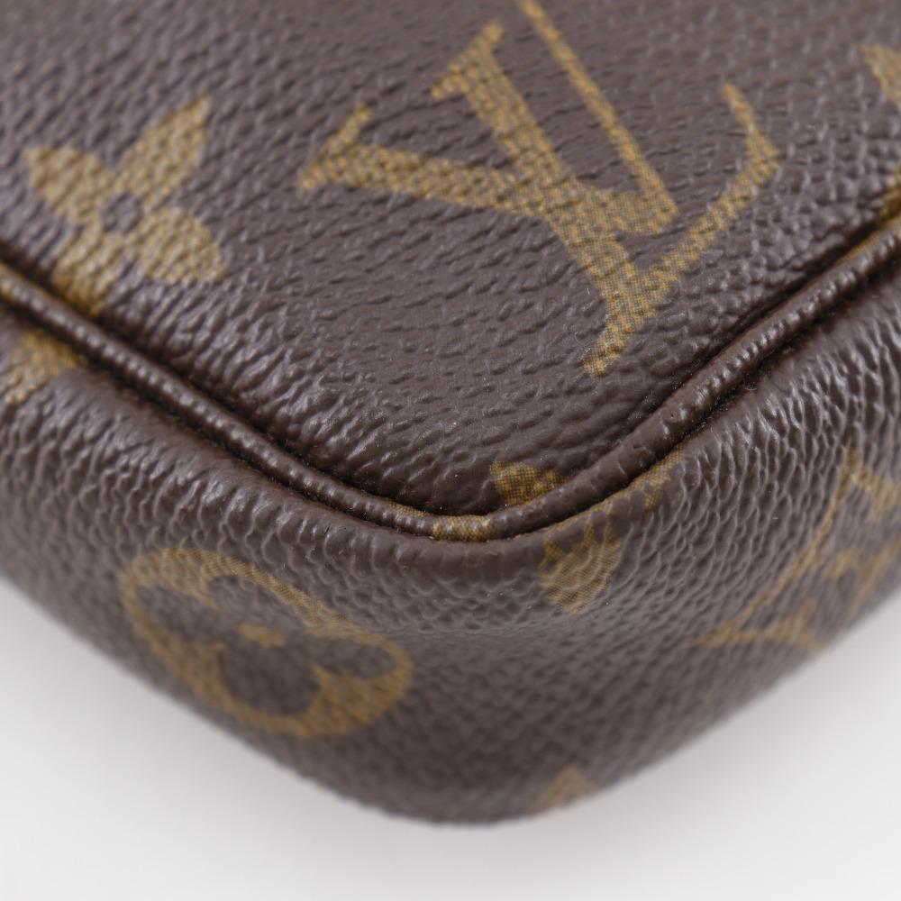 Louis Vuitton Pochette Accessoires Pouch M51981 Panda Takashi Murakami Collaboration Accessory Pouch Brown Monogram Canvas Women Used