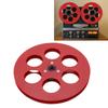 1Celsius4 7 Inch Empty Tape Reel Fit for   Studer Reel to Reel Take Up Reel with 6 Holes NAB Hub Replacement Opening Machine Part