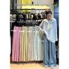 Women's High-Waist Korean Style Plus Size Pleated Wide-Leg Summer Pants