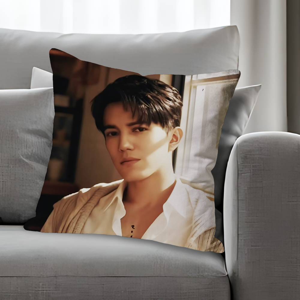 DDimash KKudaibergen Pillow Cases for Bedroom Living Room Sofa Home Decor Polyester Cushion Cover with Zipper