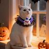 Pumpkin Printed Halloween Cat Collar Portable Halloween Dog Collar  Pet Accessories