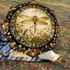 1PC Dragonfly Floral Umbrella-8-Rib Reinforced, Automatic Open, Lightweight & Durable, Cute Fashion Accessory for Outdoor-K1266