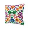 Colourful Flowers Polish Floral Pattern Cushion Cover 40x40 Cm Velvet Polyester Throw Pillow Case For Sofa Home Decor Pillowcase