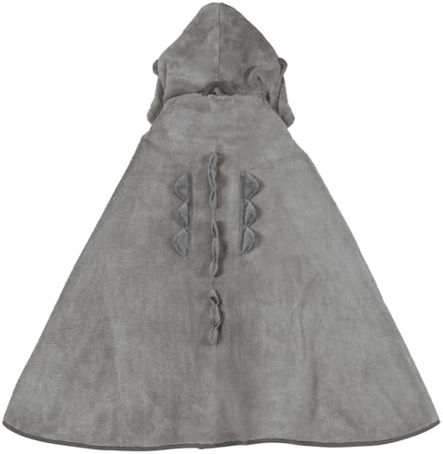 Skater Kids' Bath Poncho with Hood, Quick-Drying, 108 X 92cm, Godzilla Design, Boys' BPO1-A
