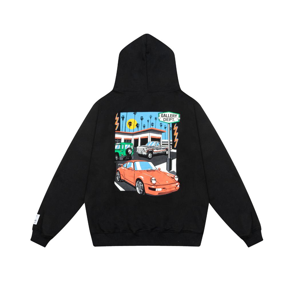 2025 European and American Trendy Brand Gallery Dept Classic Alphabet Slogan Hoodie Sweater Men's and Women's High Street Jacket