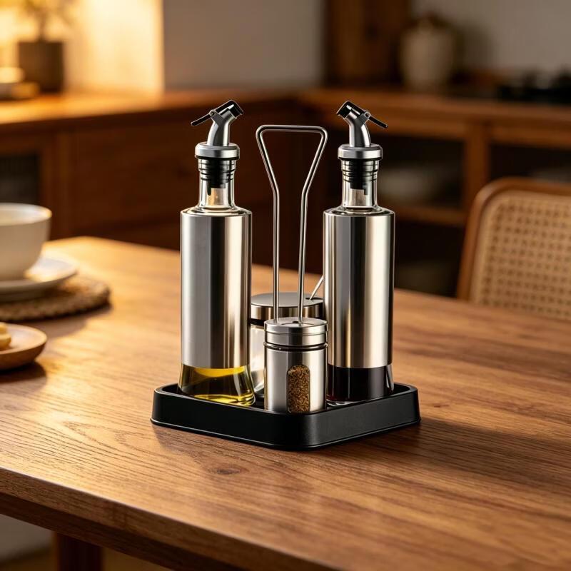 Glass Seasoning Container Set