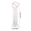 Realistic Jelly Shaped Masturbation Rods Made Of Food Grade Transparent Silicone For Adult Pleasure