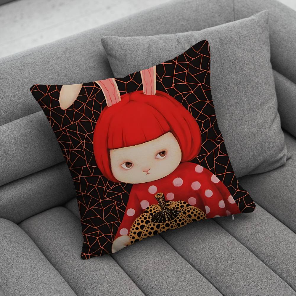 YYayoi Art KKusama Creative patterned pillowcases for interior decoration office living room home