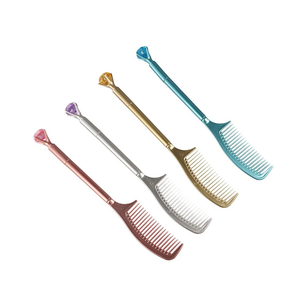 Creative Comb Shape Gel Pen Luxury Signature Pen Student Stationery Neutral Pen  School
