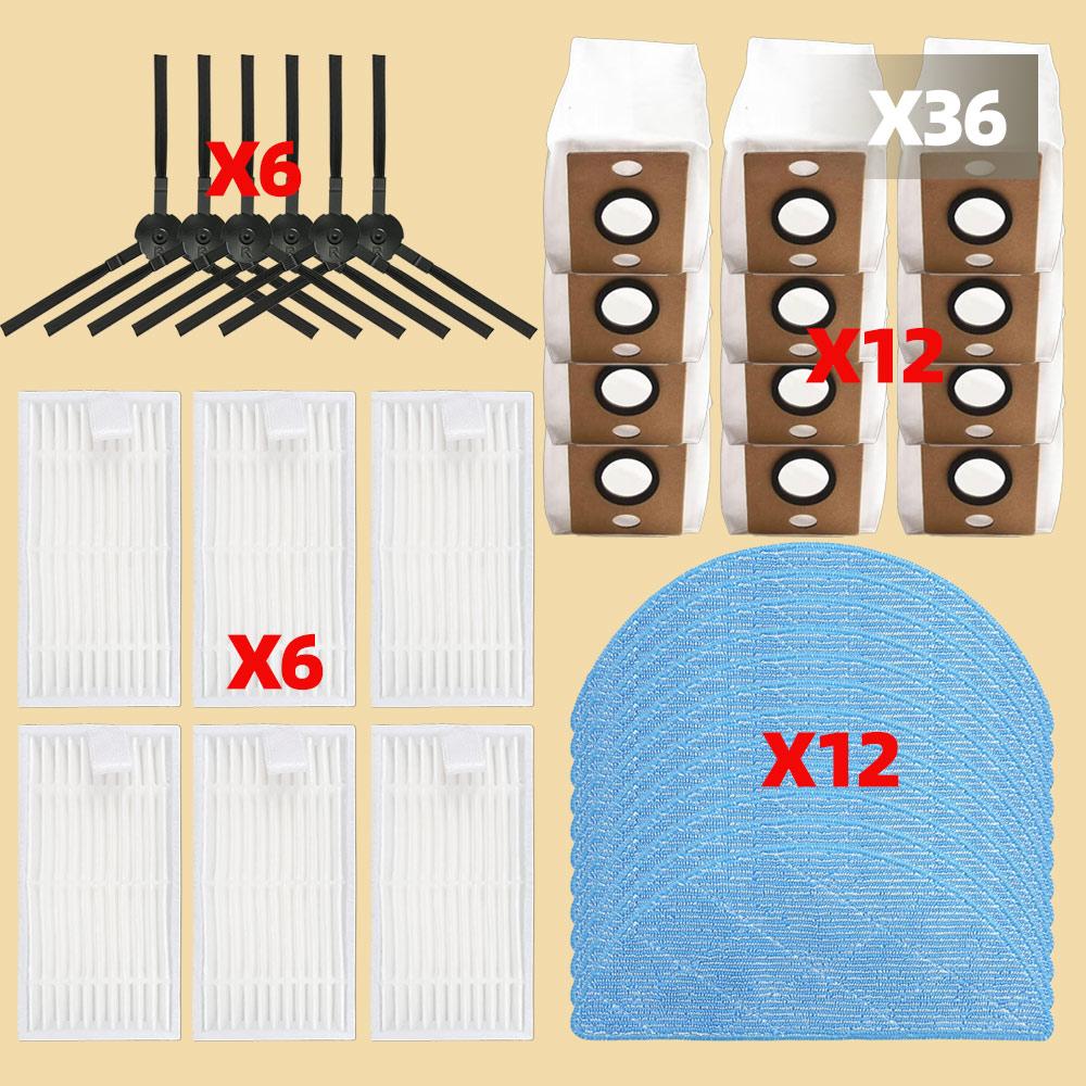 Accessories Compatible For iLife V9 / V9 Pro / G9 / G9 Pro / A12 Pro Vacuum Parts Mop Cloths Dust Bag Filter Hepa Replacement