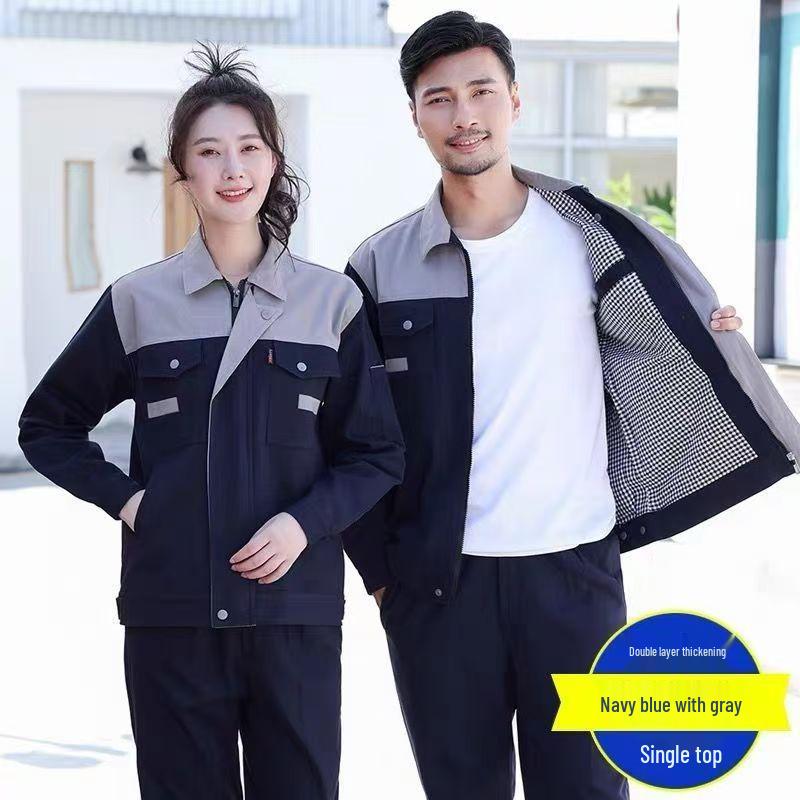 Men's and Women's Durable Long Sleeve Workwear Suit for All Seasons