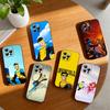 Kreslený I-Invincible Pouzdro na telefon Pro iPhone 17, 16,15,14,13,12,11 Plus,Pro Max, Ostatní Měkký Černý Kryt