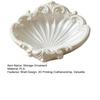 Storage Ornament 3D Printed Shell Design Jewelry Organizer Integrated Molding Jewelry Box Versatile Home Decor