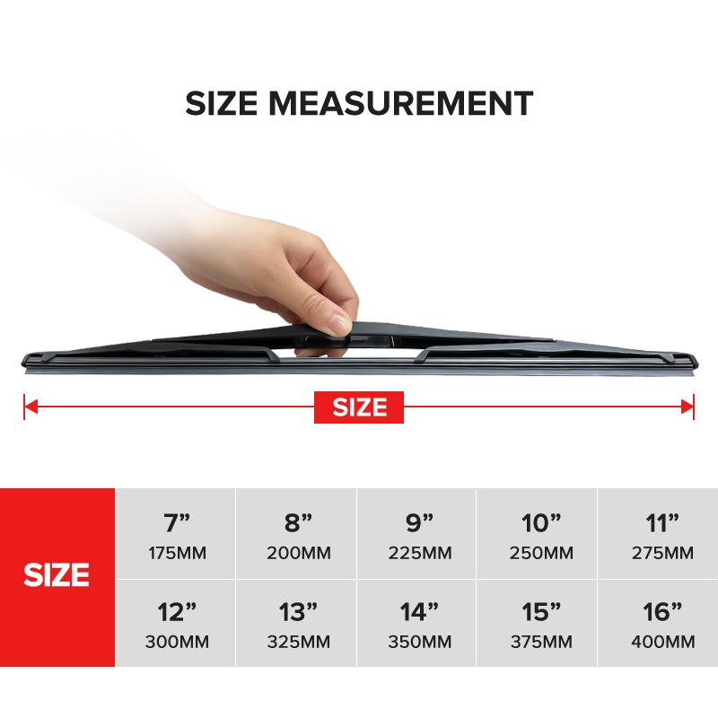 Wiper 12" Rear Wiper Blade For Hyundai i30 I30CW CW FD 2007 - 2012 Windshield Windscreen Rear Window