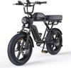 Engwe M1 20 Inch Fat Tire Electric Mountain Bike with 48 V 28.6 Ah Battery, Full Suspension , Range Up To 90-170 Km