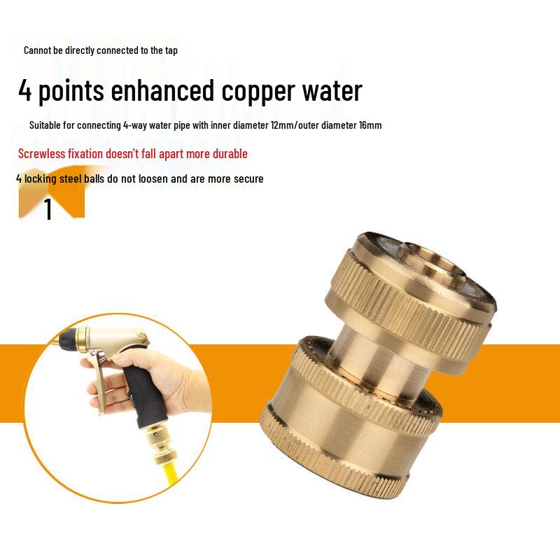 

Пластиковый быстросъемный соединитель для автомойки: Подходит для водяных шлангов 1/4, 3/8, 1/2, 3/4, 1 дюйм и 1/2-дюймового мягкого шланга для водяного пистолета.