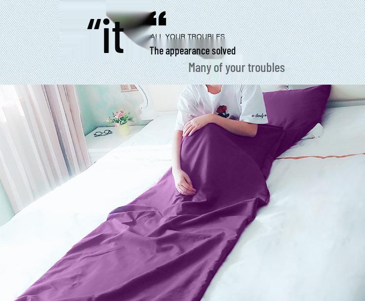 Portable Travel Sleeping Bag - Adult Envelope Style, Anti-Dirt, Pure Cotton Liner, In Stock
