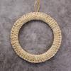 Handwoven Grass Placemat Anti-slip Coaster Heat-Resistant Table Mat Decorative Dining Mat for Home Restaurant Outdoor Use