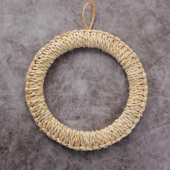 Handwoven Grass Placemat Anti-slip Coaster Heat-Resistant Table Mat Decorative Dining Mat for Home Restaurant Outdoor Use