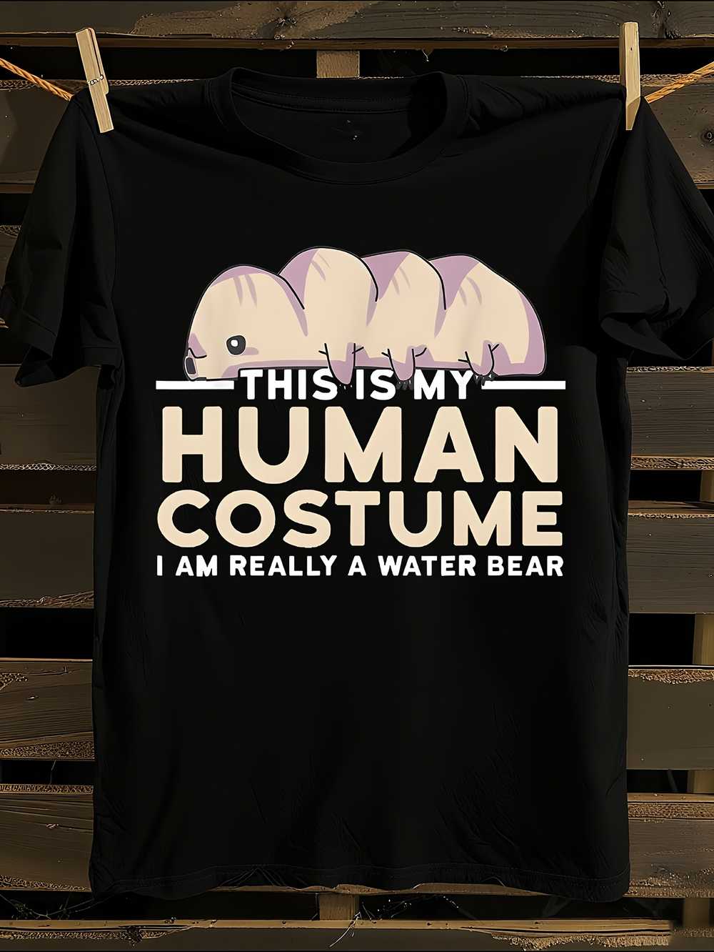 Funny Tardigrade Water Bear T-Shirt S