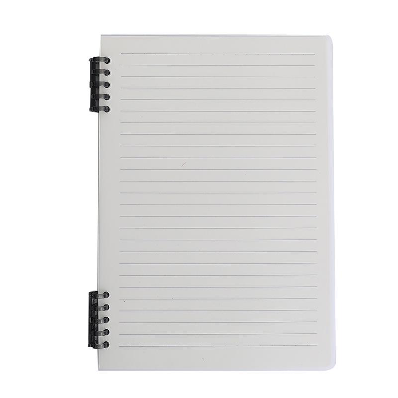 Grid A5 Refillable Loose-Leaf Notebook - Soft On Hands, Detachable Planner with Loose-Leaf Paper.