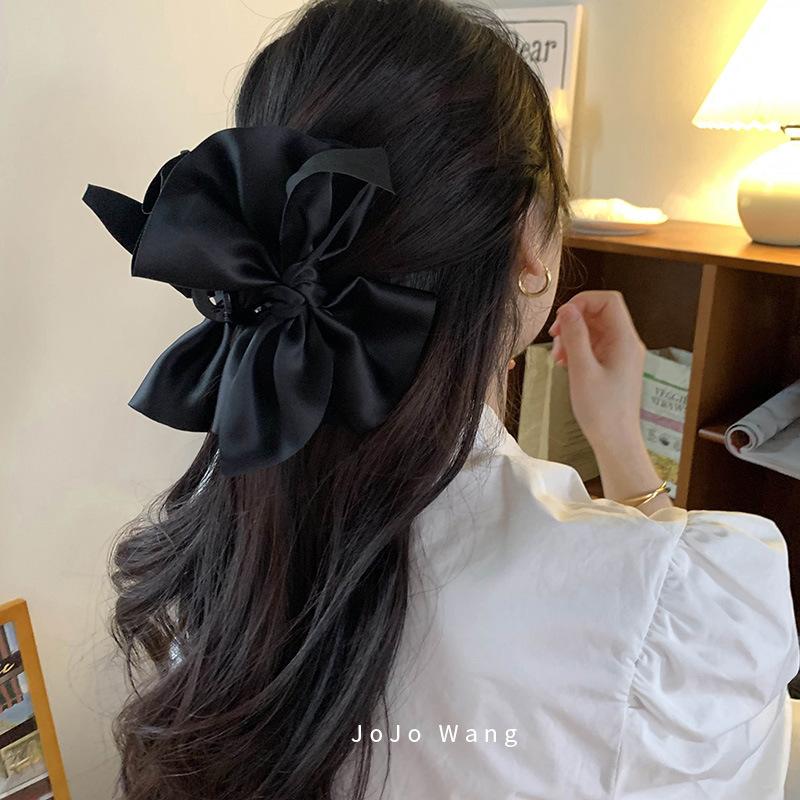 Large Bow, Exquisite Hair Clipper, Short Hair Clip, Back of The Head, Updo, Korean Hair Clipper