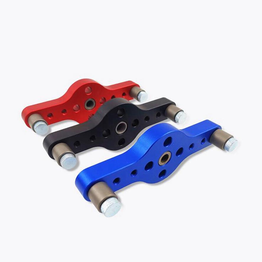 Gabarit de trou de poche Vertical, localisateur de perçage pour le travail du bois, Kit de guidage d'auto-centrage, perforateur de trous