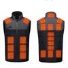 Chaleco de invierno para hombre y mujer, con calefacción eléctrica, para deportes, senderismo, talla grande 5XL