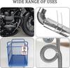 100/20PCS Stainless Steel Cable Ties Exhaust Wrap Coated Self-Locking Metal Zip-Exhaust Locking Cables Tie Organizer Hardware