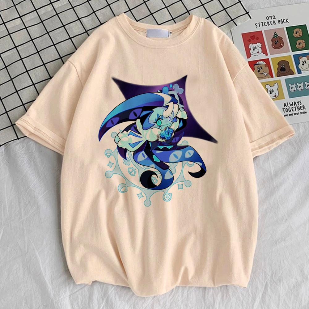 Shadow Milk Cookie Top Tees Teen Comfortable Korean Clothes Grunge Kawaii 80s Shirt Korean Clothes Pastel Anime Punk Vintage