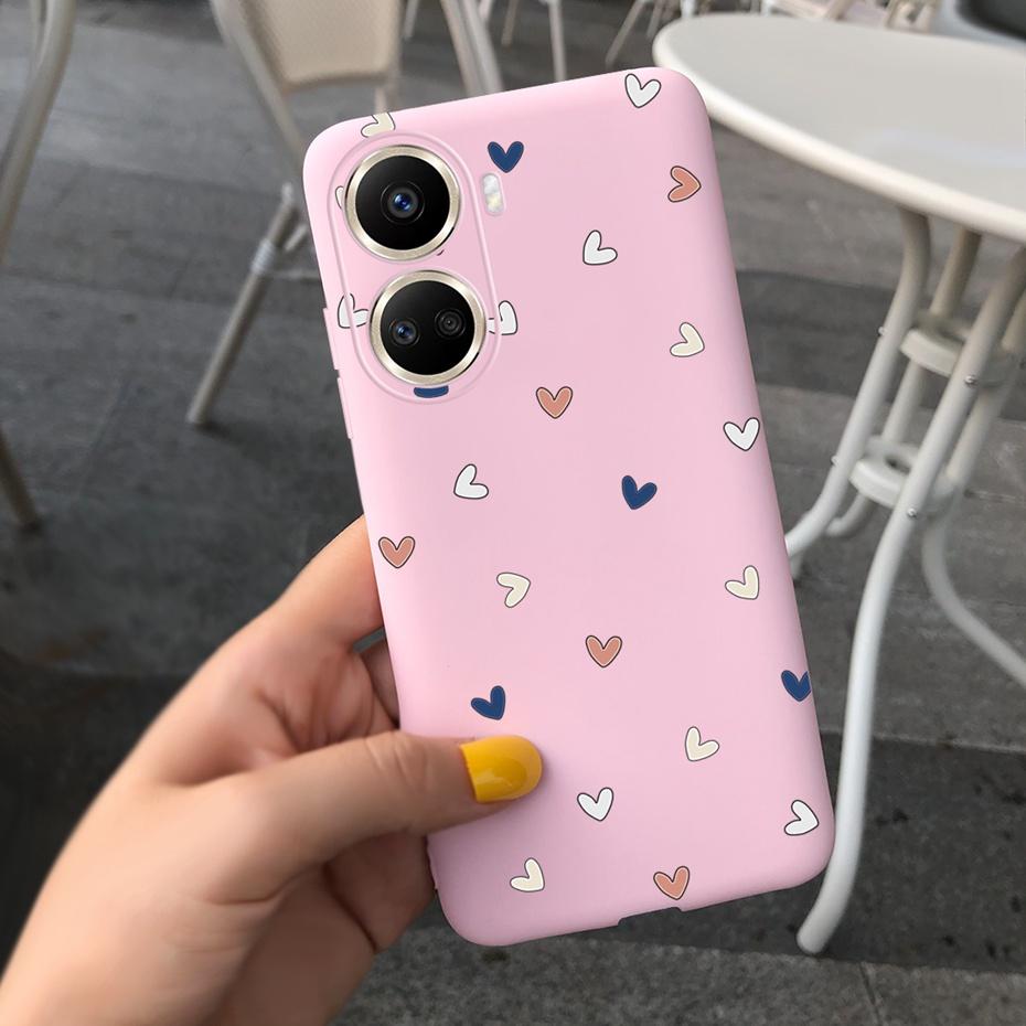Cute Silicone Case For Huawei Nova 10 SE 2022 Fashion Girl Flower Phone Case For Huawei Nova 10 Pro Nova10 10Pro Soft Back Cover