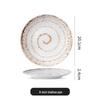 Retro Japanese Ceramic Steak and Sushi Plate