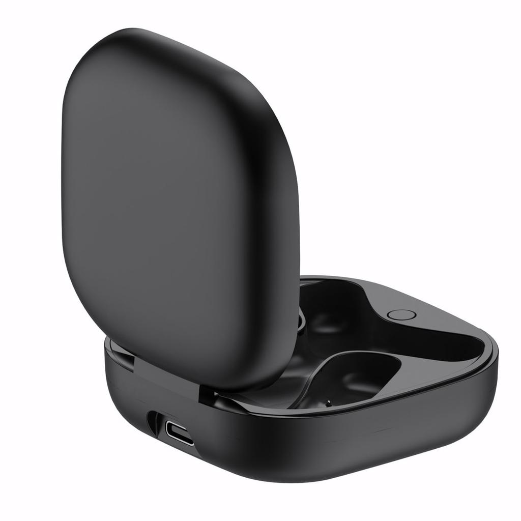 Nabíjecí pouzdro na sluchátka Pasuje na sluchátka Shokz OpenFit 2 2+ T920 T921 Nabíječka sluchátek Náhradní 500mAh Typ C Černá
