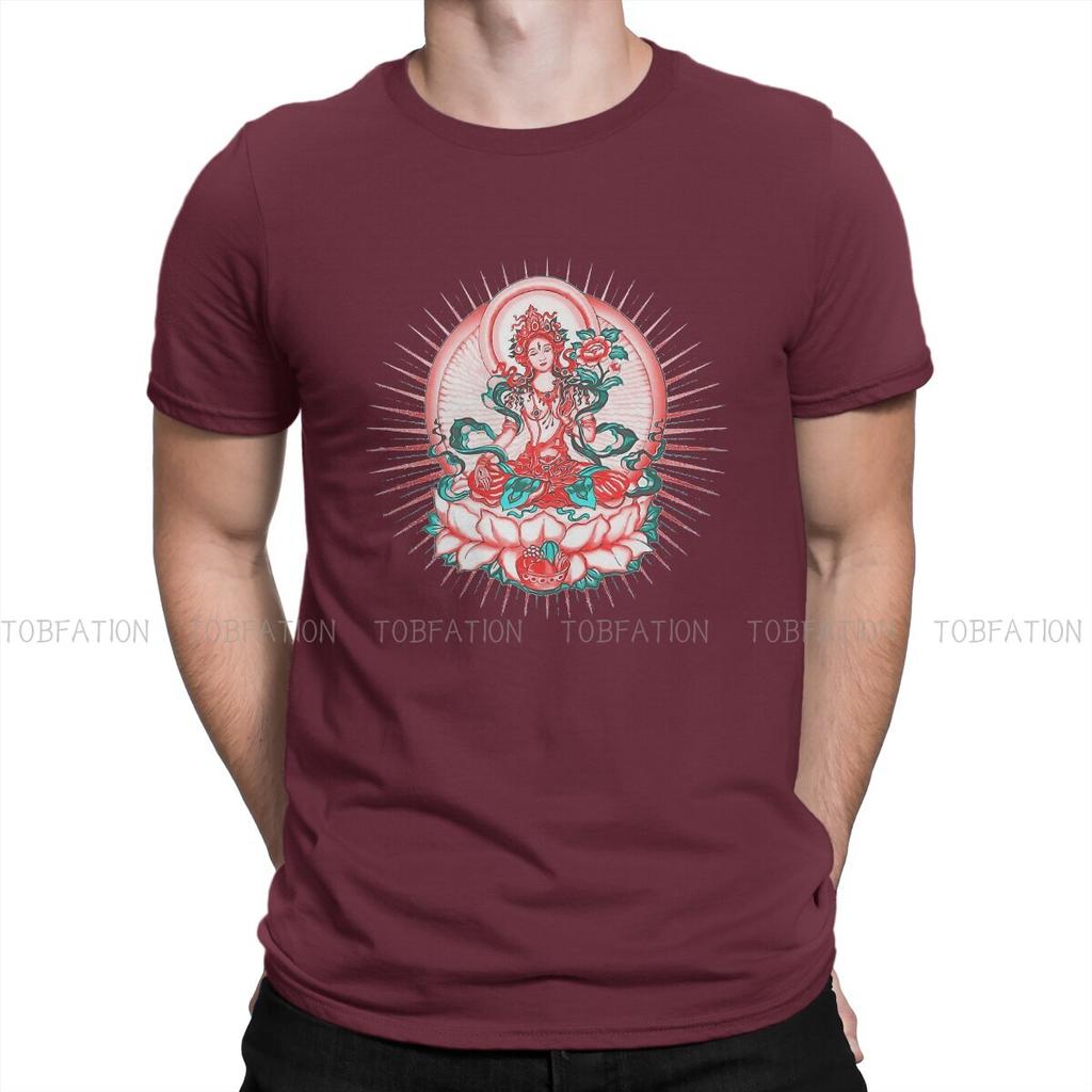 Tara Tibet Buddhism Lotus Meditation Yoga Om Style Tshirt Namaste Mother Comfortable Hip Hop Graphic T Shirt Stuff Hot Sale