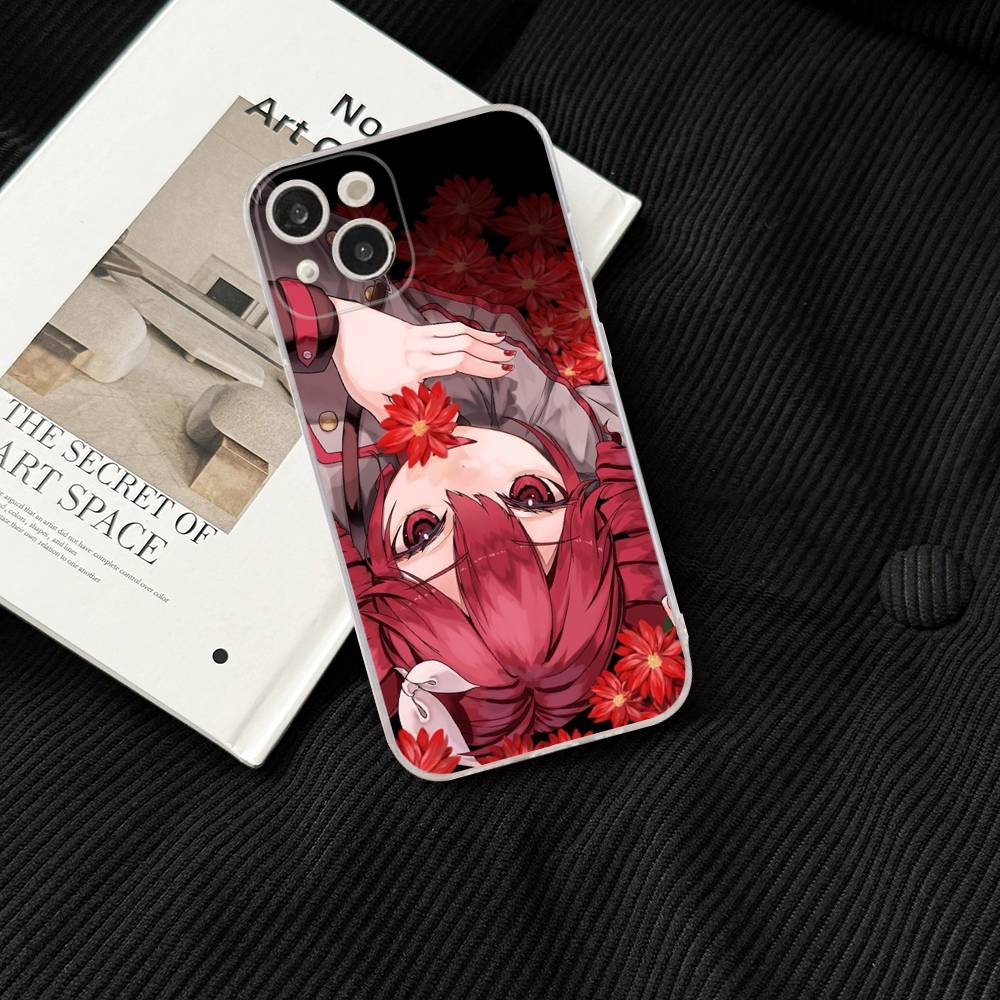 H-Hot V Kasane T-Teto Phone Case For iPhone 17 16 15 14 Plus 13 12 11 Pro Max Transparent Shockproof Cover