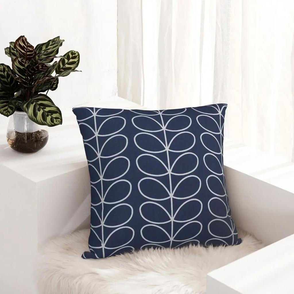 Orla Kiely Retro Pillowcase Printed Polyester Cushion Cover Decoration Throw Pillow Case Cover Home Zippered 45X45cm