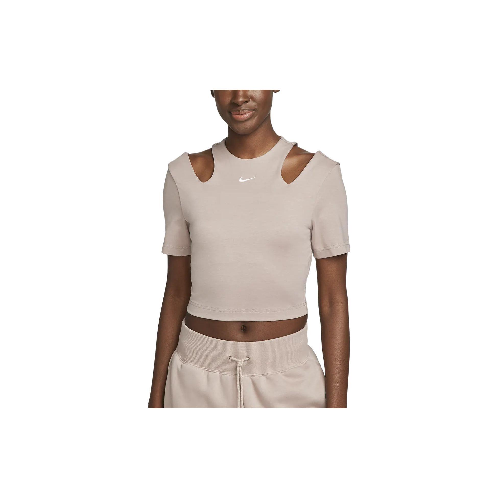 (WMNS) Nike Sportswear Cutout Top  Pink  Women s DV7963-272 XL