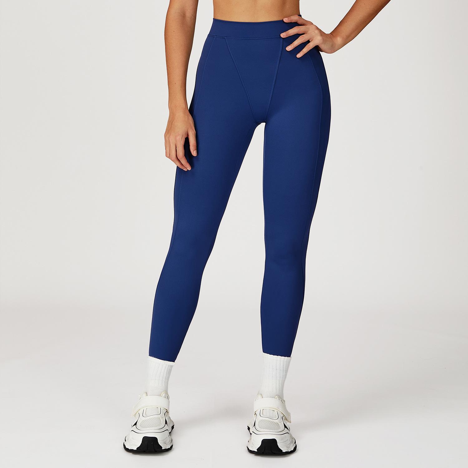 

High Waist Nude Feel Yoga Pants - Slimming, Long, for Running & Fitness Extra Large