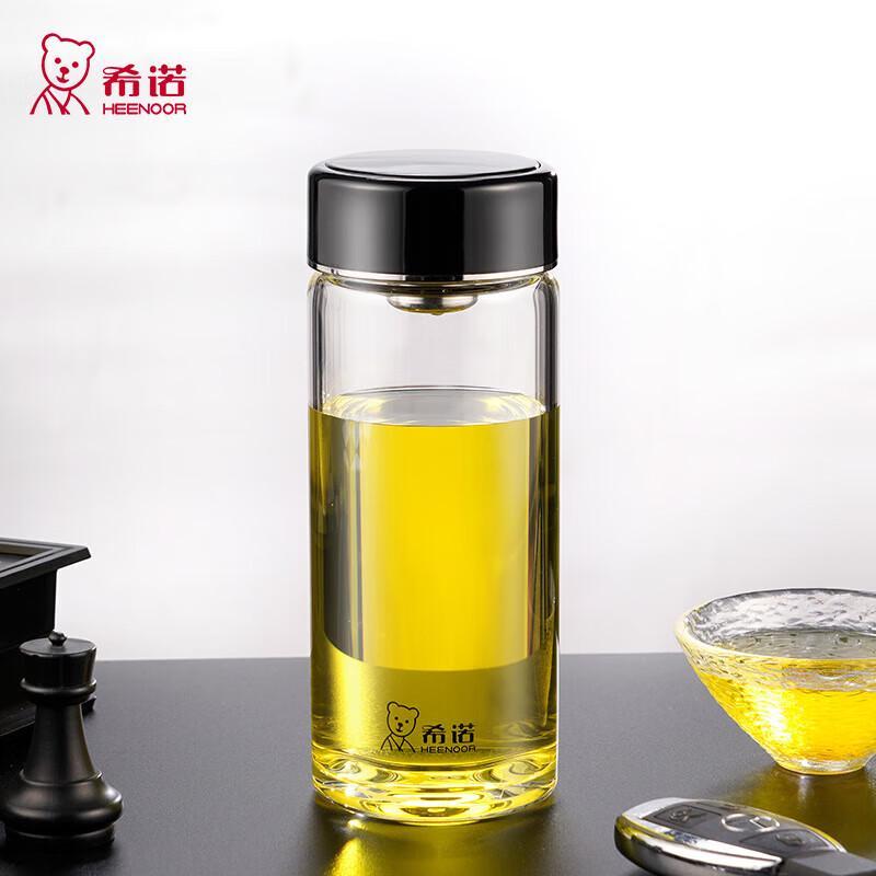 Heenoor Single-Layer Business Glass Tea Infuser Bottle